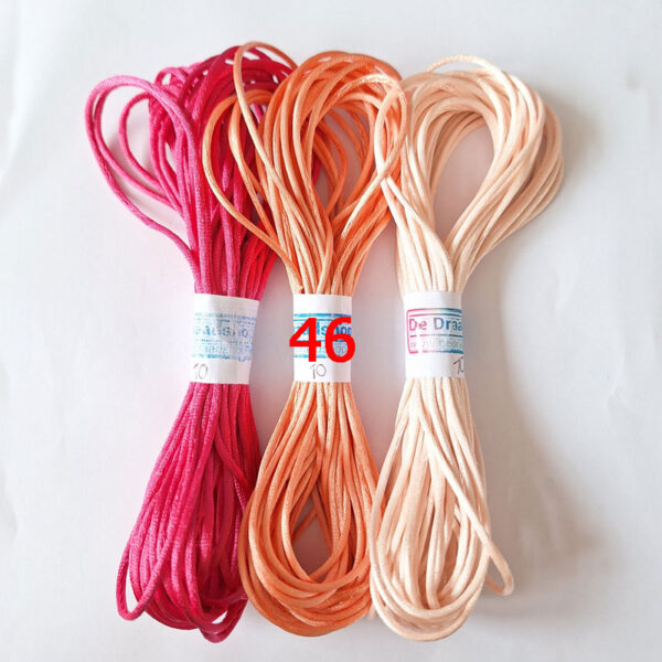 Pakket 46 roze/peach tinten 2mm