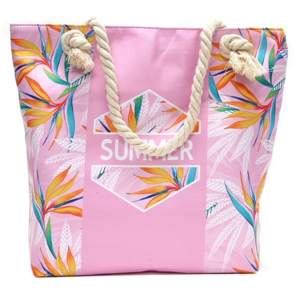 Strandtas roze