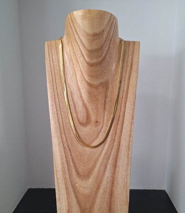 Ketting RVS gold 5mm