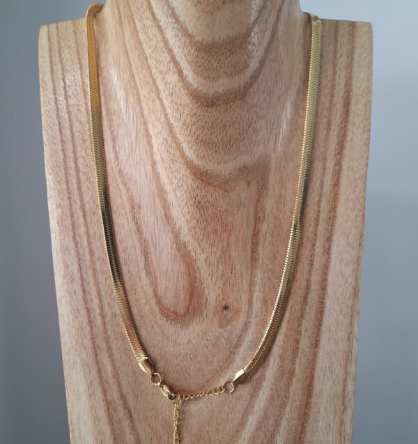 Ketting RVS gold 5mm - Afbeelding 2