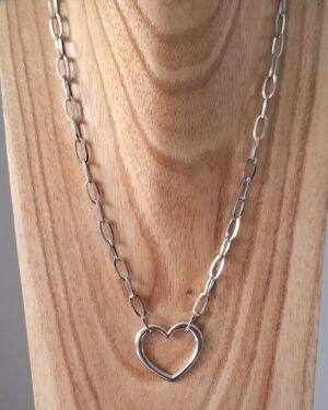 Ketting RVS hart