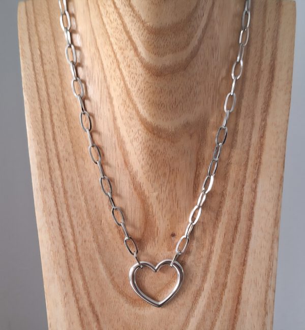 Ketting RVS hart